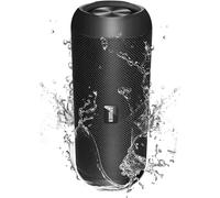 Portable Bluetooth Speaker, 30W Bluetooth 5.0 Speaker Dual Driver With Hd Stereo Function, Waterproof Ipx6 Speaker 30 Hours Playtime Built-In Microphone Support Fm Radio, Aux, Tf