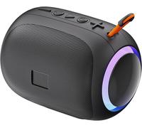 Portable Bluetooth Speaker (Black),8 Hours Battery Life,LED Light,TF/USB/AUX Compatible,Ideal for Home/Cycling/Outdoor/Travel.
