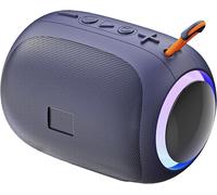 Portable Bluetooth Speaker (Blue) 8 Hours Battery Life Led Light Support Tf/Usb/Aux Compatible Ideal For Home/Cycling/Outdoor/Travel