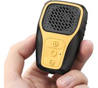 Portable Bluetooth Speaker, Mini Speaker Clip, Ip67, Built-In Mic For Music/Hands-Free Calling, Small Speaker For Work/Home/Outdoor/Bike (Yellow)