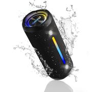 Portable Bluetooth Speaker With Led Light Show, 35W Dual Speakers, 24H Battery Life, Bass Boost & Ipx7 Waterproof, Powerful Bluetooth Speaker For Outdoor, Party, Travel