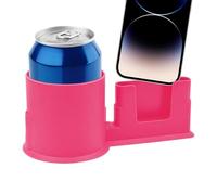Portable Boat Cup Holder, 2-in-1 Rotatable Drink Phone, with Mount System Lightweight Quality Design 8.3x8.3x17.5cm Unit, Easy Install Gear, Marine Holder Phone, for Paddle Board Canoe Boats Use