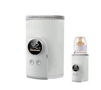 Portable Bottle Warmer - USB Kid Milk Warmer, Compact Electric Heater with Quick Warming Function & Safe Temperature Control for Home Camping Car Nursery Feeding Kid Formula