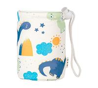 Portable Bottle Warmer, Water Milk Bottle Warm Sleeve Cover, Indoor Outdoor Use Heat Preservation Protector for Outing, Home, Walking, PU Leather, Polyester, Aluminum