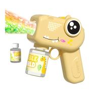 Portable Bubble Blower, Automatic Bubble Machine, 5.7x5.63 In Soap Distributeur with Sound Feature, Sturdy Abs Playground Toy, Handheld Toy with Colorful Style, Water Accessory for Birthday Playground