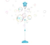 Portable Bubble Machine, Street Lamp Style 19cm, with Light Music Bubble Maker System, Lightweight Quality Design Unit, Easy Play Gear, Outdoor Bubbles Maker, Toy for Kids Parties Events Outdoor Uses