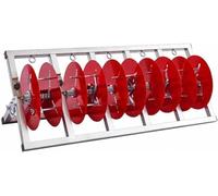 Portable Cable Caddy, Multi-Electrical Wire Spool Rack,with 3/4/5 Side Trays, For Construction Site And Retail Use(87x32x30cm)