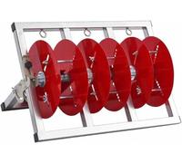 Portable Cable Caddy, Multi-Electrical Wire Spool Rack,with 3/4/5 Side Trays, For Construction Site And Retail Use(53x32x30cm)