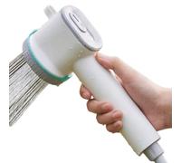 Portable Camping Shower 2 Modes Electric Bathing Spray with Suction | Rechargeable Handheld Shower for RV Beach Hiking Backpacking Backyard Travel Balcony