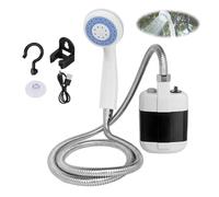 Portable Camping Shower with Adjustable Flow - for Easy & Convenient Outdoor Cleaning, USB Charging, Lightweight & Compact for Camping, Hiking, Beach & Pet Bathing(1set)