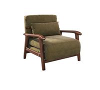 Portable Canapé-lit Convertible, Fauteuil Pliant Polyvalent, Chaise de Loisirs réglable, lit Paresseux inclinable for la Maison, Le Bureau(Green)