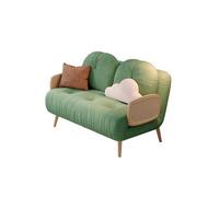 Portable Canapé-lit Pliant, Dossier réglable, Fauteuil Convertible, Design Compact, adapté aux Chambres et Salons(Green,120cm)