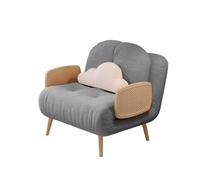 Portable Canapé-lit Pliant, Dossier réglable, Fauteuil Convertible, Design Compact, adapté aux Chambres et Salons(Grigio,75cm)