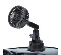 Portable Car Fan, Cooler Quiet with Suction, 3-Speed Adjustable Fan, Rotating Head Auto, Camping, Travel, Compact and Efficient Cooling Solution for Use
