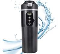 Portable Car Heating Water - Electric Travel Mug | Electric Mug with Fast Warming Function, USB Powered for Vehicle, LCD Temperature Display Coffee Cup for Road Trips, Commute, Camping, Long Drive