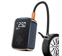 Portable Car Tire Inflator, Rechargeable Air Compressor, 150 Psi Cordless Pump with Rugged Build, Heat Dissipating Matte , Digital Device with Led Gauge Style Inflator for Motorcycles Scooters
