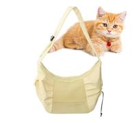 Portable Cat Bag - Large Capacity Pet Backpack | Anti-Stress Sling Bag,Breathable Single Shoulder Carrier for Cats & Small Dogs, Traveling, Cycling, Hiking