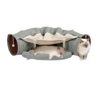 Portable Cat Cave Tunnel | Deep Sleep Cat Bed Tunnel | Multi-Functional Pet Cat Tunnel Bed | Portable Cat Bed Tunnel with Multiple Uses Cat Bed Tunnel for Entertainment and Exercise