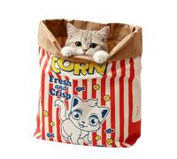 Portable Cat Crinkle Bag Large Paper Crinkle Sack Kitten Toy Play House