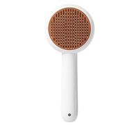 Portable Cat Massage Brush, Low Noise Pet Nail Grinder, Rechargeable Pet Nail Tool with Rotatable and Removable Handle, Multipurpose Grooming Tool 6.1x3.35x0.59" for Pets (Light Coffee)