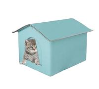 Portable Cats House Shelter - Foldable Winter Pet Bed | Kitten Cave, Weatherproof Warm and Insulated Cat Shelte, Waterproof Rainproof Bunny Bed, Pet Tent for Puppy, Feral Cat, Bunny