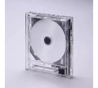 Portable CD Player, Transparent Bluetooth CD Player, Music Decorative Photo Frame, LED Display, 3.5mm Stereo Headphone Output, Fits 12cm Or 8cm Discs, for Corridor/Office/Wall Decor