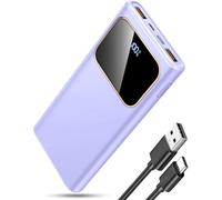 Portable Charger Power Bank Fast Charging, 10000 mAh 22.5W Battery Pack with USB-C in&Out LED Display, PD 3.0 QC 4.0 External Phone Powerbank for iPhone Samsung etc Smartphones and All USB Devices
