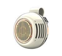 Portable Clip Fan Mini USB Rechargeable - ABS 6,4 x 4 cm 105 g 1000 mAh Bladeless 5 Speeds - 360 ° Rotating Silent Personal Cooler - Office Outdoor Travel Small Desk