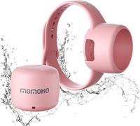 Portable Clip-On Bluetooth Speaker, Watch Bluetooth Speaker, Mini Wireless Speakers With Bluetooth (With Band, Pink)