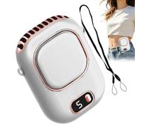 Portable Clip On Fan, 5 Speed Silent Digital Display Cooling Device