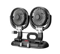 Portable Clip On Fan Battery Operated, USB Fan Ultra Quiet, Portable Quiet 3 Speeds Wind Desktop Personal Fan's, Adjustment Mini Fans Table Fans For Better Cooling Car Outdoors Vehicle Travel
