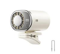 Portable Clip-On Fan Car Clip on Fan Rechargeable Hands-Free Cooling Fan