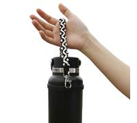 Portable Coffee Mug Sling - Stretchable Water Bottle Lanyard for Commuting | Food-Grade Silicone Band with Detachable Shoulder Strap for Gym, Outdoor Adventures, Strollers and Travel Mugs