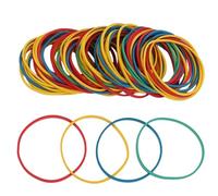 Portable Colored Rubber Bands, 300 Pieces Stretch, with Loop System, Lightweight Quality Design Unit, Easy Use Gear, Colorful Elastic Bands, for Crafts Office School Organization Outdoor Use