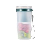 Portable Compact Personal Blender, USB Rechargeable Mini Juicing Cup, 17.6oz, Cups and Spout Lids, Home Electric Juicer for Smoothies, Shakes, Food Prep, and Frozen Blending