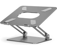Portable Computer Stand, Multi-Angle Sand Cooling Stand, Compatible with MacBook Pro/Air and Laptops (10-17 Inches) (Grey)
