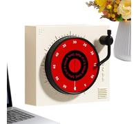 Portable Cooking Timer, Magnetic Countdown Tool, 3 inches Mechanical Timer with Loud Alarm, ABS Housing with Retro Design, Kitchen Accessory Easy Twist, Kids Seniors Students