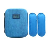Portable Cooler Case Temperature Display Insulated Medication Storage Bag