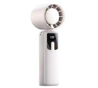 Portable Cooling Fan - Digital Rechargeable Fan, Foldable Bladeless with Providing Cool Air, Quiet Blower, Cooling Accessories, Travel Tool for Outdoor Summer Beach Vacation Commuting Camping