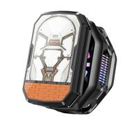 Portable Cooling Pad - Magnetic Phone Radiator for Gamings | Rechargeable with Silent Fan, Heat Dissipation Accessory, Workplace Nightstand Home Bedside Travel Live Streaming Video Call Use