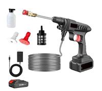 Portable Cordless Pressure Washer, Portable Car Pressure Washer, 20000mAh Battery Power Washer, with 6-in-1 Nozzle for Car,Driveway,Patio,Fence,Home (10000mAh+Simple Nozzle)