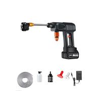 Portable Cordless Pressure Washer with 6-in-1 Nozzle, 20000mAh Battery Powered Lightweight Pressure Cleaner for Car, Patio, Garden (2000mah)