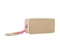 Portable Cosmetic Bag, organisateur de maquillage en silicone, trousse de maquillage, organisateur de maquillage, sac de maquillage en silicone, sac cosmétique de voyage pour ranger les brushes, Kaki,