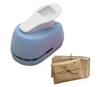 Portable Craft Puncher - Square Stamp for Art Projects | Pp Material with Ergonomic Design, Kids, Adults, Family Scrapbooking Card Making, Photo Holiday Events and Party Tools