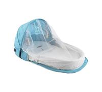 Portable Crib - Washable Lightweight Foldable Cot With Net And Awning