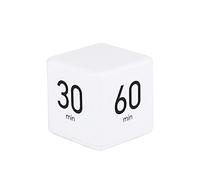 Portable Cube Timer Digital Kitchen Timer Countdown Alarm 15-20-30-60 Minutes Flip Timing with Digital Display Time Management for Study Sports Cooking Gaming Office Maiju