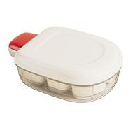 Portable Cube Tray, Easy Release Form, 6 Cell Container with Manual Eject, Fridge Freezer Box, Kitchen Beverage Tool with Stackable Design, Serving Accessory for Coffee Whisky Drinks