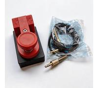 Portable CW pour bouton de code morse en ABS imprimé 3D avec distance de contact réglable, base antidérapante et boîtier stable pour radio amateur, sac de rangement inclus et câble audio de 3,5 mm,