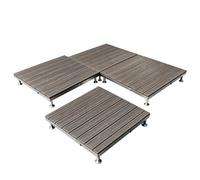 Portable Deck Kit, Patio Flooring Elevated Outdoor Composite Deck Platform