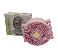 Portable Desk Cooler - Small Quiet Fan, Foldable Oscillating Unit, LED Light Battery Device, Silent Airflow System With Efficient Cooling Tool | Lightweight Desk FanFor Apartment Camping Outdoor Cool